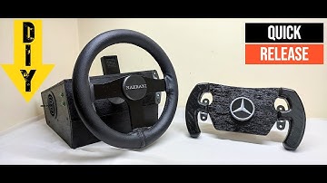 DIY FORCE FEEDBACK GAMING STEERING WHEEL with QUICK RELEASE