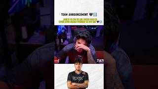 Jonathan Accidently New team Reveal 🖤🔝 #jonathangaming #jonathanlive #tagontop #bmps2026