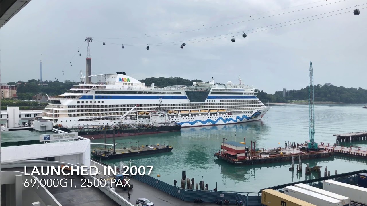 Willkommen In Singapur Aidabella Rocked Singapore Cruise Center