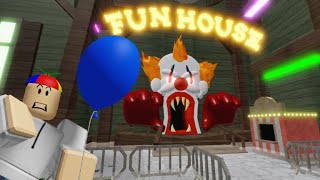 COMO PASSAR DO PARKOUR DO  PALHAÇO DO MAL NO ROBLOX!! - Escape The Carnival of Terror Obby!