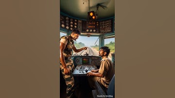 indian army saved passenger train from broken bridge 🚆#ai #army