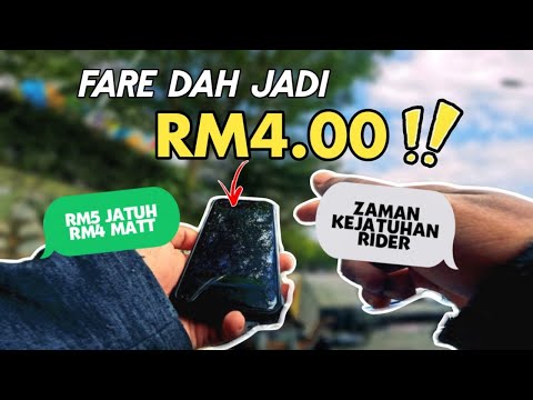 GRABFOOD l "FARE DAH JADI RM4.00 MATT!!! " 😡