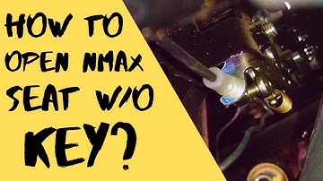 HOW TO OPEN SEAT COMPARTMENT WITHOUT KEY | FOR EMERGENCY USE ONLY | NMAX 155