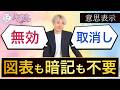 【宅建】心裡留保｜民法　意思表示　「思ってる？」で解く無効と取消し。心裡留保と錯誤の決定的な違い！図解不要