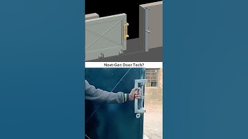 Rate This Door: 1-10! 🤔 #designing #3danimation #gate #doors #lock #caddesign #solidworks #3d