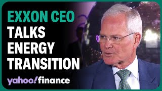 Exxon CEO talks 'broader set of solutions' for energy transition