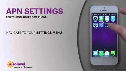 Solavei APN Settings for IPhone Device