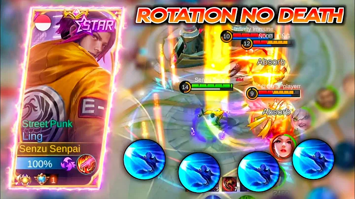 LING FASTHAND CARRY THE TEAM  - ROTATION NO DEATH - Gameplay Ling Top 1 Global 2022 Mobile Legends