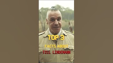 Top 3 Facts About Till Lindemann #rammstein #rock #movie #lindemann