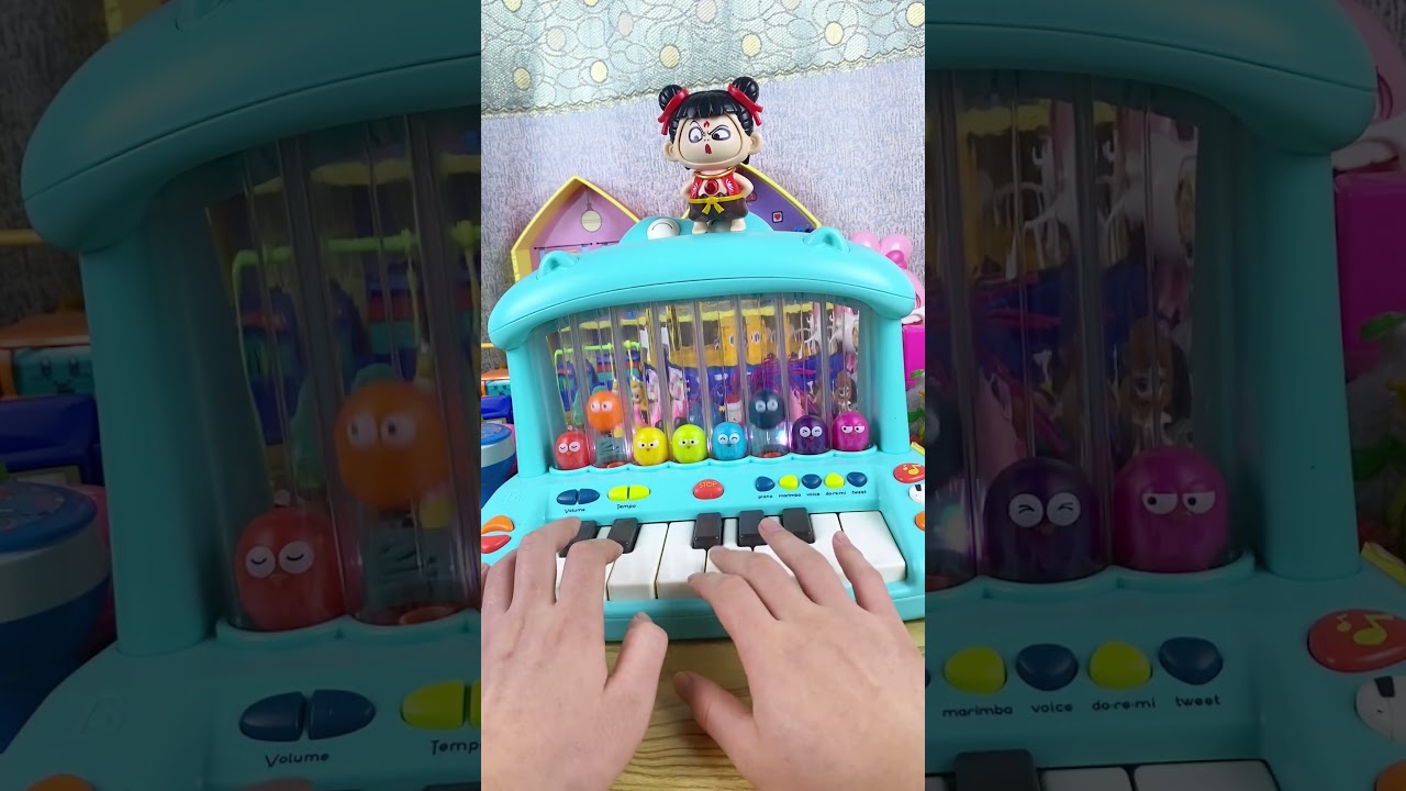 crazy hippo piano!🎹 toy action 