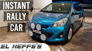 Installing HUGE spot lights on a TINY car