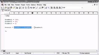 Beginner PHP Tutorial   22- Arithmetic Operators ‏