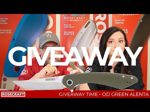 RoseCraft Blades GIVEAWAY: OD Green Alenta (Closed)
