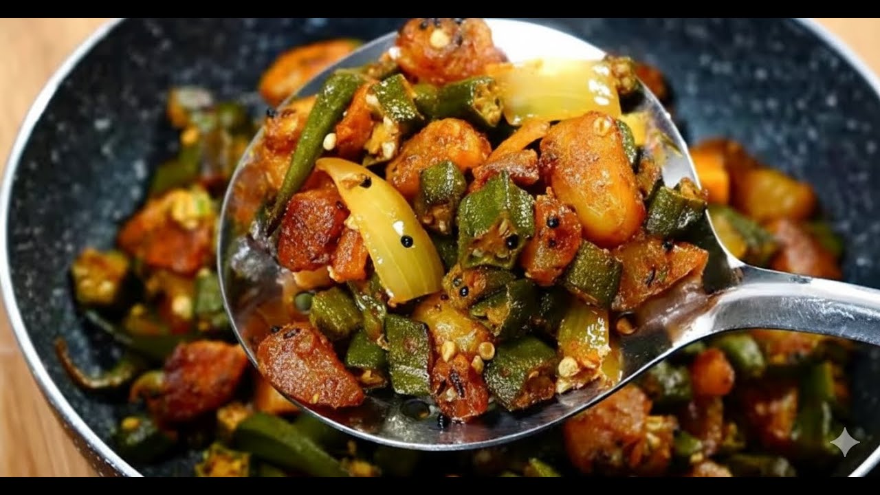 African village cooking/cooking no slimy okra on open fire in the village/ countryside living Africa