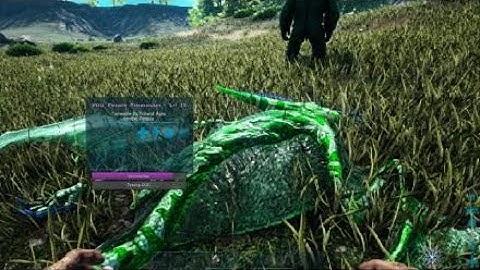 ARK: Survival Evolved Crystalisles Taming a Gigantopithecus