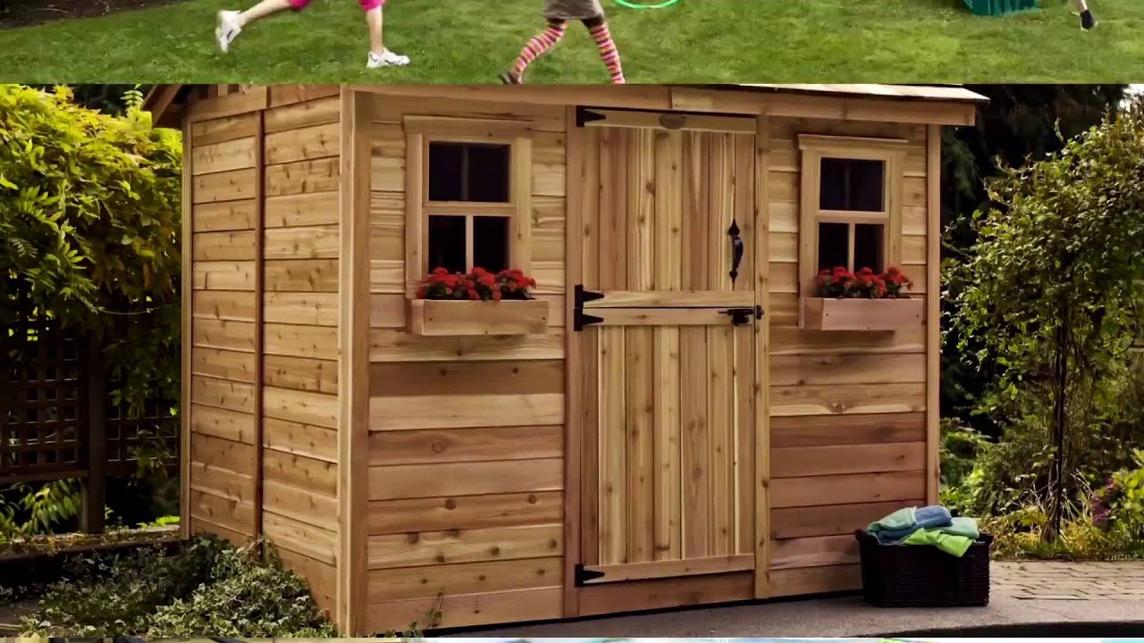 Shed 8x8 Gardener - YouTube