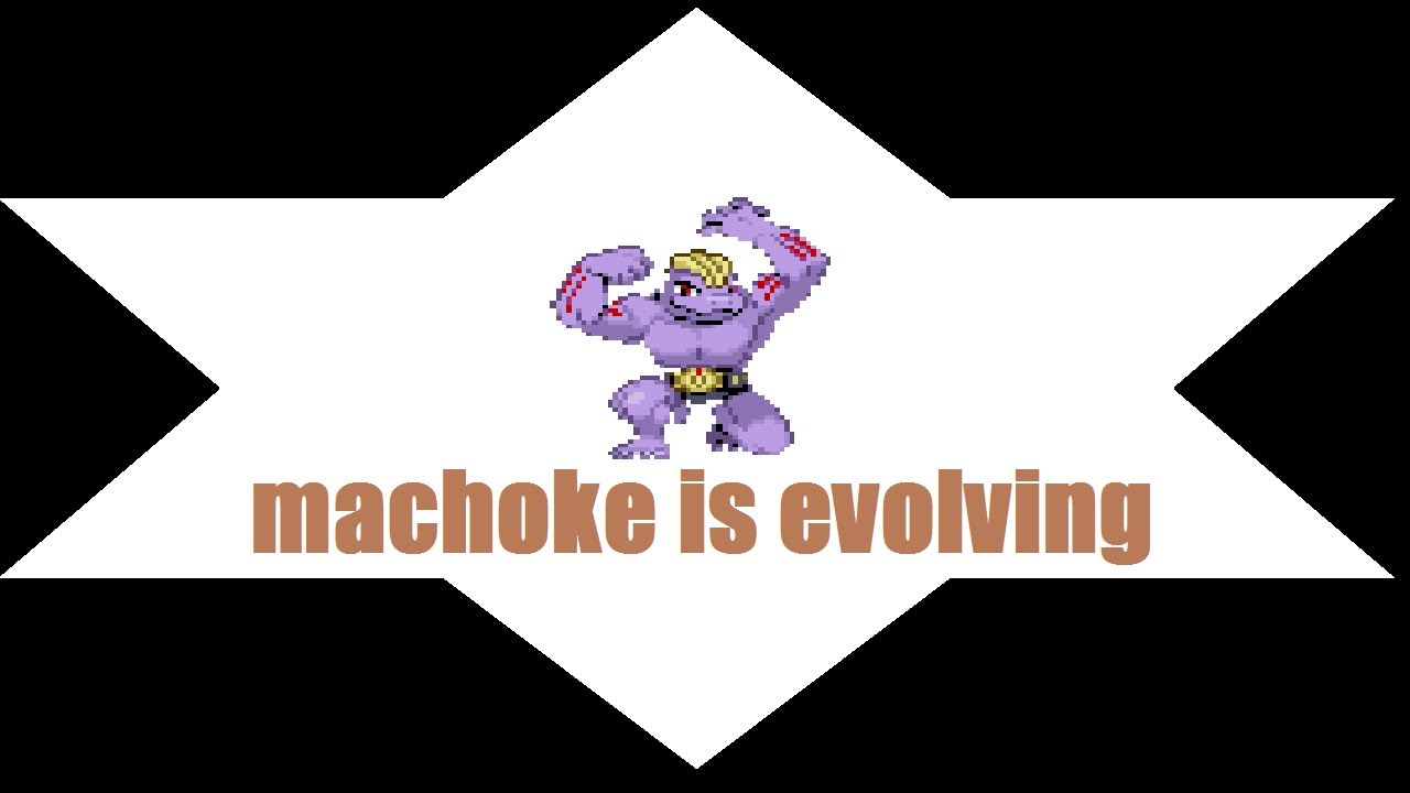 Machoke evolves