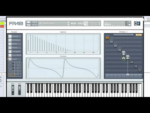 Native Instruments FM8 Tutorial: Sound Design Using the Arpeggiator + Morphing