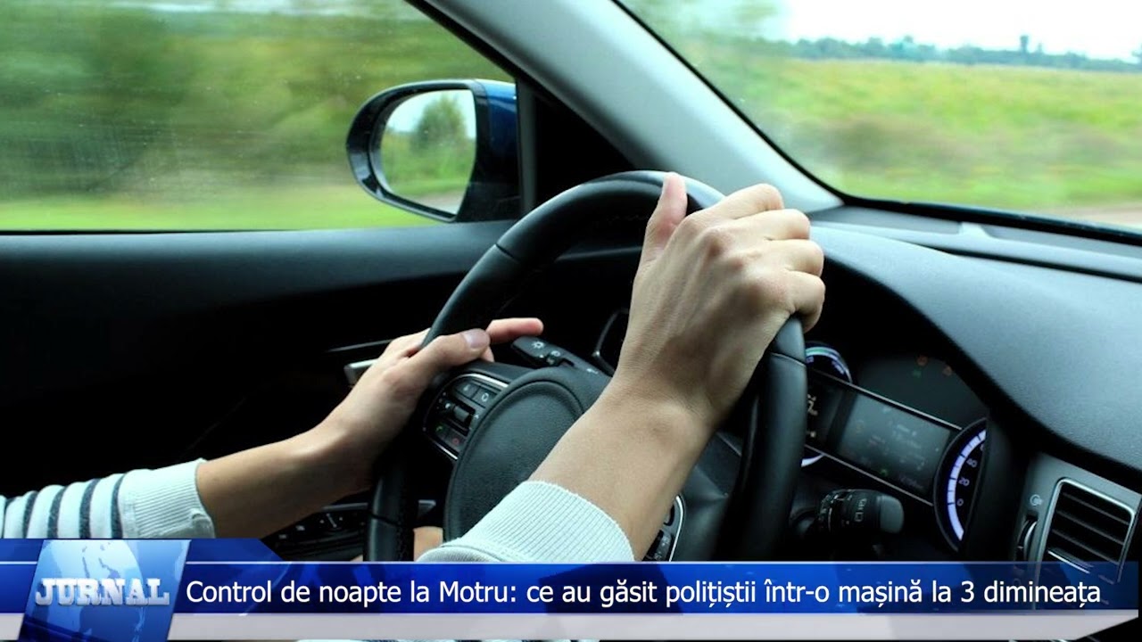 Control de noapte la Motru ce au găsit polițiștii într o mașină oprită la 3 dimineața