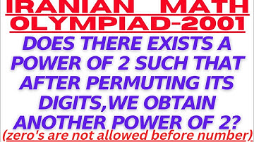 Awesome Algebra : Iranian Math Olympiad-2001:Let