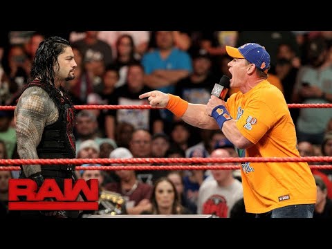 Hear every blistering insult from John Cena and Roman Reigns' controversial confrontation in FULL
