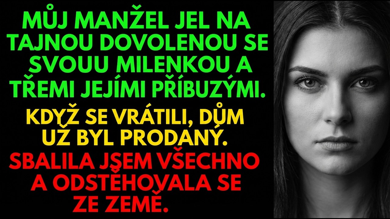 Manžel jel tajně s milenkou—po návratu byl dům prodán a já pryč