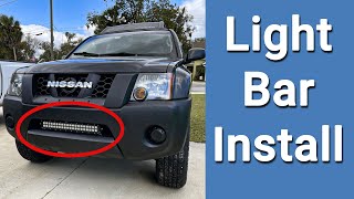 How To Install a Light Bar on a Nissan Xterra/Frontier/Pathfinder