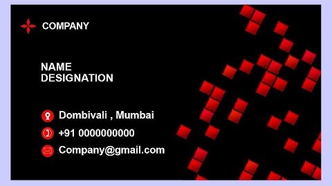 Visiting card design in CorelDRAW | 3D Business card | Coreldraw tutorial | Graphic design 