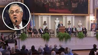 Wit, impact of Barney Frank honored in memorial service