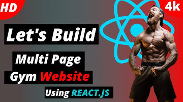 How To Make Multi Page REACT.JS Web From Scratch | Make Complete Gym Web Using REACT.JS in 2022