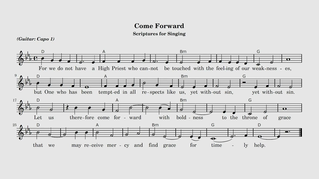 Come Forward (Hebrews 