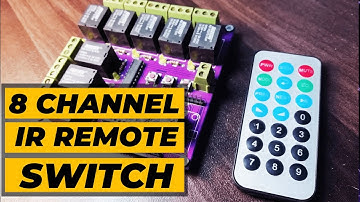DIY 8 Channel Remote Home Appliance Control