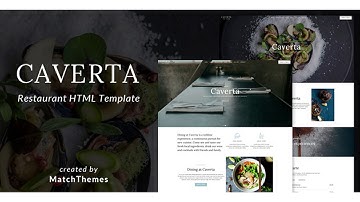 Caverta - Restaurant Cafe Template | Themeforest Website Templates and Themes