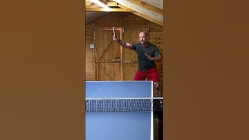 Backhand loop vs under spin