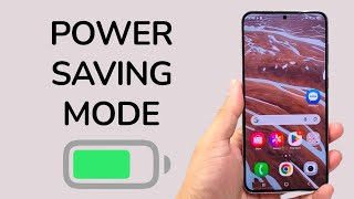 How To Turn ON / OFF Power Saving Mode On Android Samsung Phone