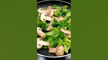 DISCOVER The Perfect Broccoli & Mushroom Salad Recipe! #diet