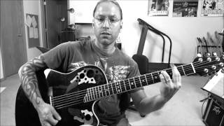 Steve Stine Guitar Lesson -  Using 6th String Barre Chords to play Hook by Blues Traveler (and more)