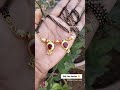 DM For Order 👇 #necklace #bugadi #mangalsutra #nath #ering