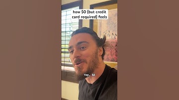 how $0 (but credit card required) feels #shorts #comedy #funny