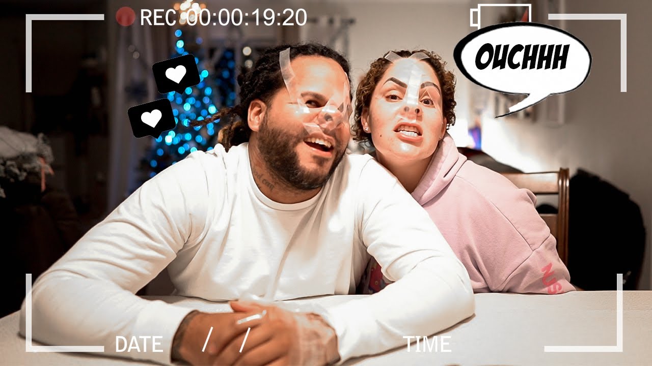 COUPLE TAPE FACE CHALLENGE! YouTube