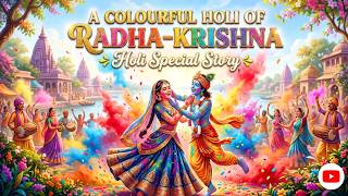 Details A Colourful Holi of Radha-Krishna | Happy Holi Special Story | Learn English through Animated Story Guide