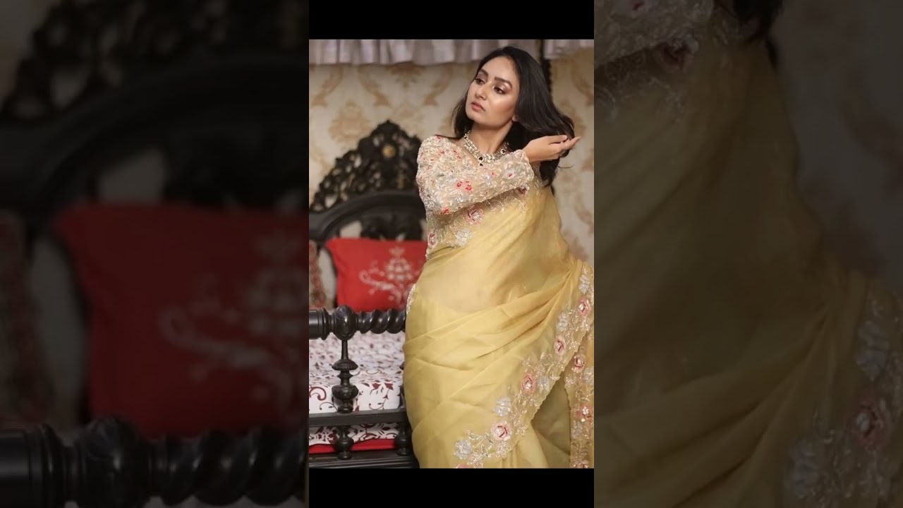 Letest new organza saree for party wear