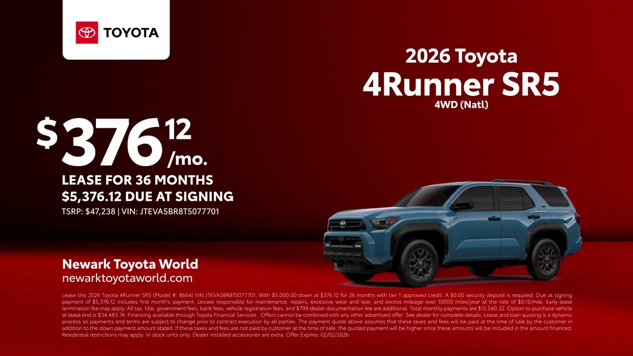 Toyota 4Runner 01/18/2026 6782265