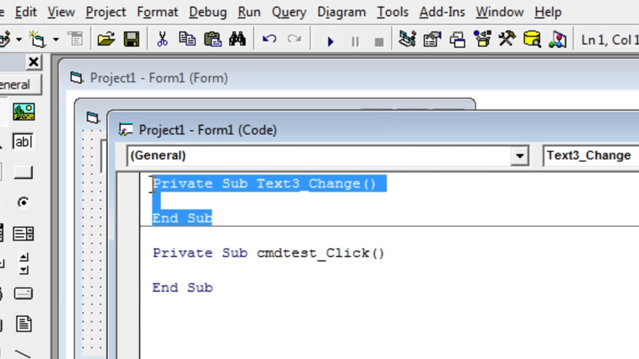 assignment operator in visual basic 6.0