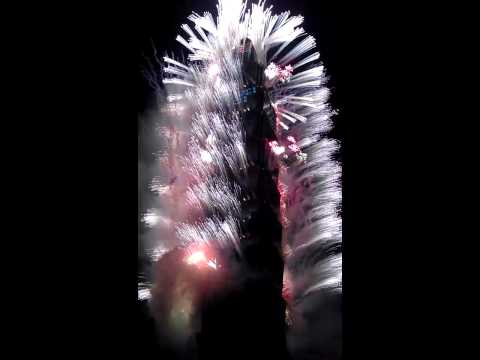 跨年2012 台北101煙火((高度清晰版無濃煙阻擋))