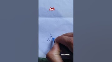 avi signature #avi #signature #handwriting #art