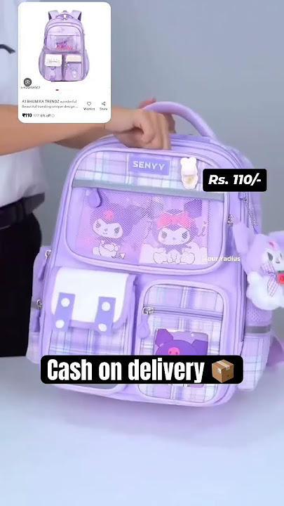 Premium waterproof school bag from Amazon | Amazon finds | shorts #amazon #meesho #flipkart #short