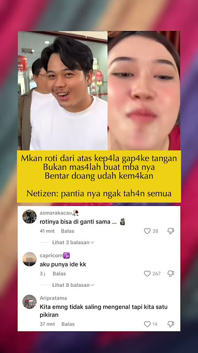 Jangan di ulang2, nanti lidah nya pegal