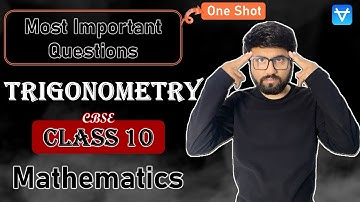Most Important Questions Trigonometry Class 10 one shot for board exam CBSE - Previous Year Question