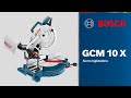  Sierra ingletadora Bosch GCM 10X : Herramientas y Mejoras del  Hogar